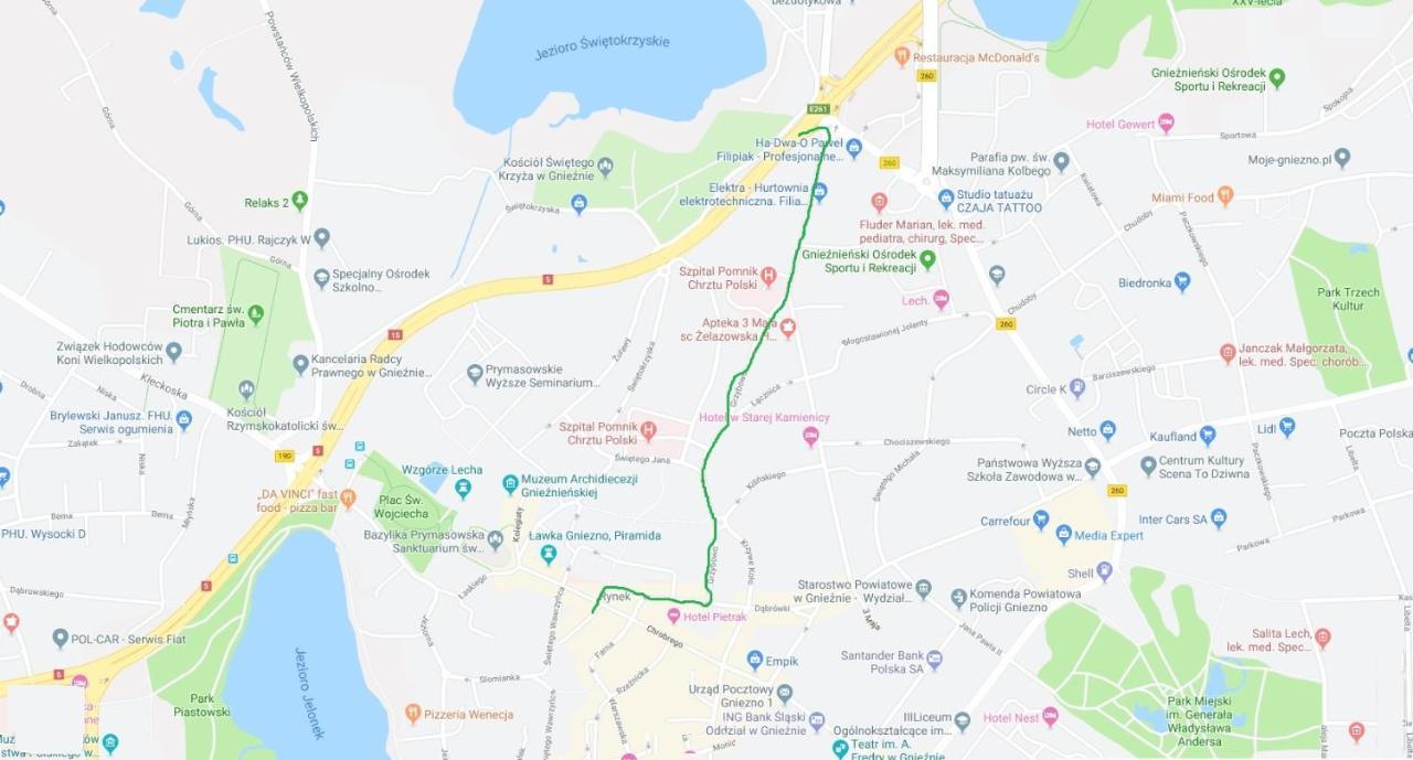 Apartament Kleopatra Gniezno Kültér fotó